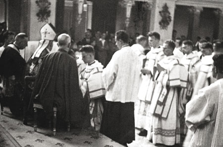 Ceremonia de ordenación al diaconado